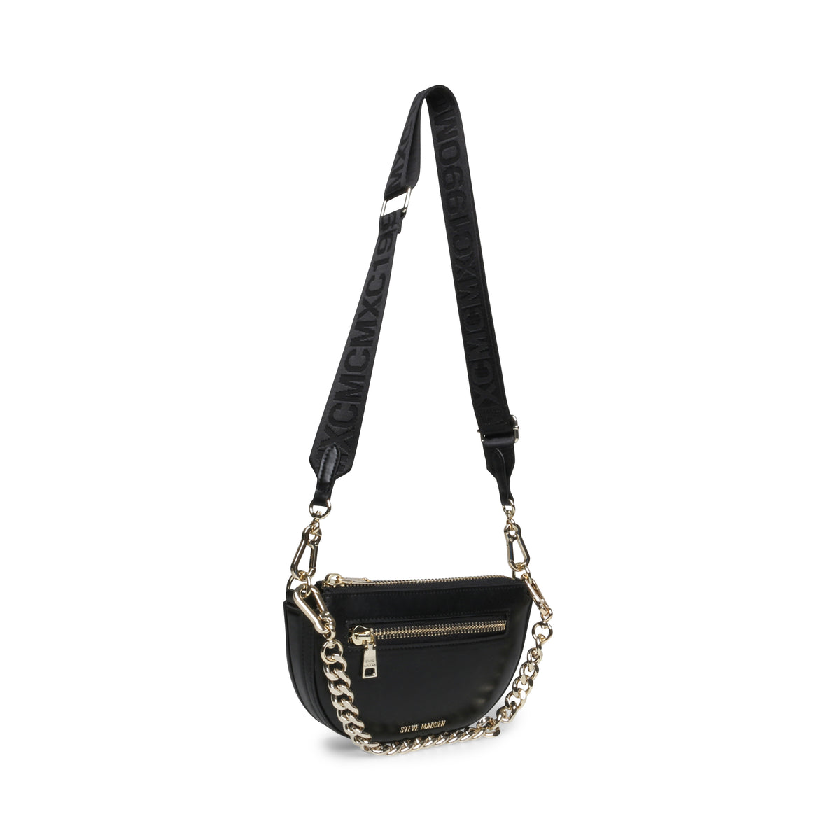 Bcobraa Black - Borsa a Tracolla Nera SMABCOBRAA-BLA . STEVE MADDEN 