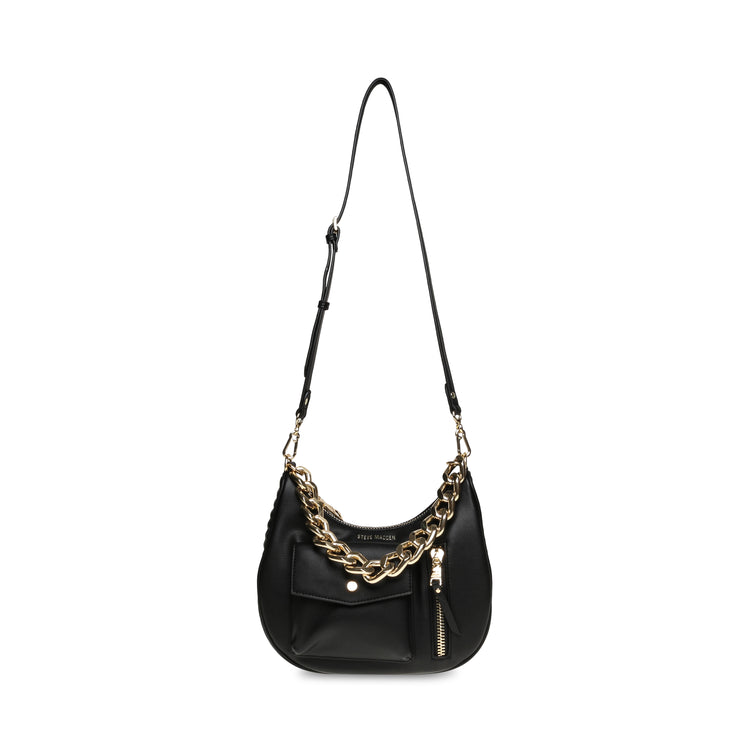 BOzzy Black / Gold - Borsa Nera SMABOZZY-B-G . STEVE MADDEN 