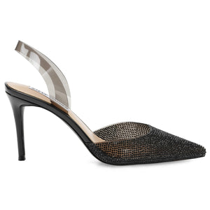 Lucyle Black Crystal Color Vinyl + Matching Stones - Scarpe Décolleté Donna Nere SMSLUCYLE-BLK . STEVE MADDEN 