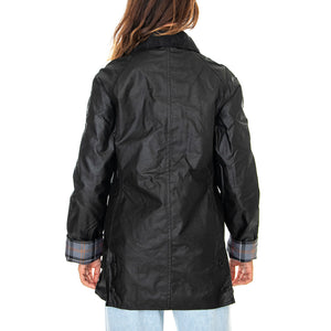 Beadnell Wax Jacket Black - Giacca Invernale Donna Nera FW22-LWX0667-BK11 . BARBOUR 