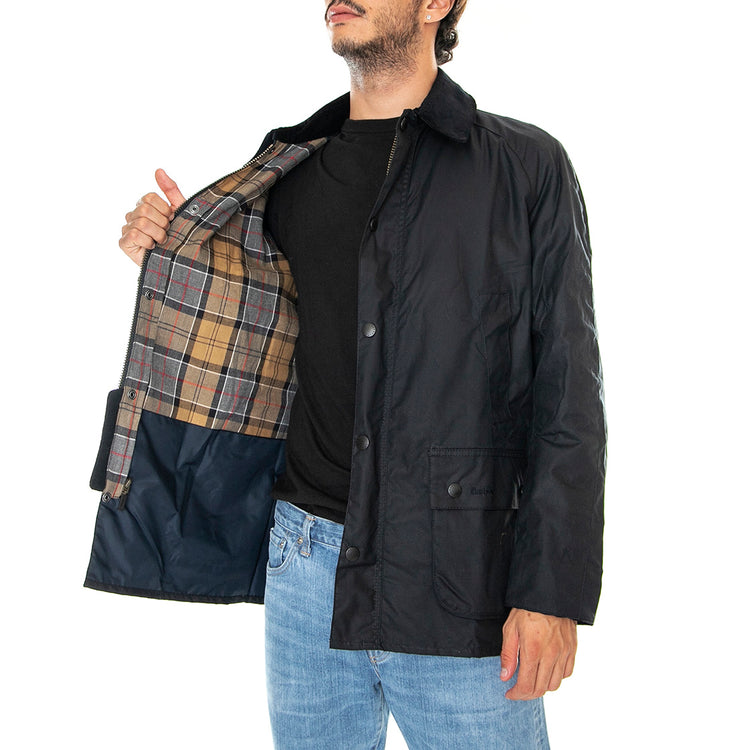 Ashby Jacket Navy - Giacca Invernale Uomo Blu FW22-MWX0339-NY92 . BARBOUR 