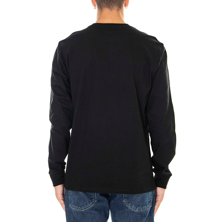 Base - Maglietta Girocollo Maniche Lunghe Uomo Nera I026265.0D2.XX.03 . CARHARTT WIP 