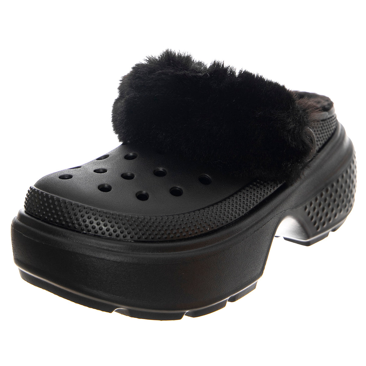 Stomp Lined Clog BLK - Sandali Donna Neri CR.208546-BLK . CROCS 