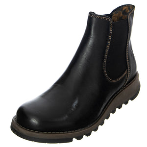 Salv Rug - Stivaletti Profilo alla Caviglia Donna Neri P143195000 . FLY LONDON 