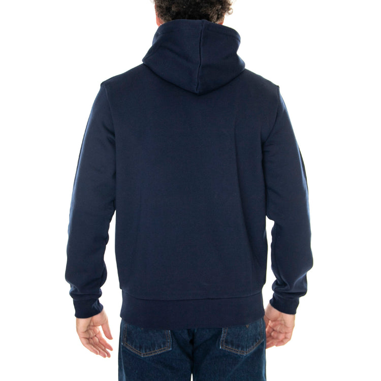 M' Sweatshirt SH9623-166 Hoodie Blue - Felpa con Cappuccio Uomo Blu SH9623-166 . LACOSTE 