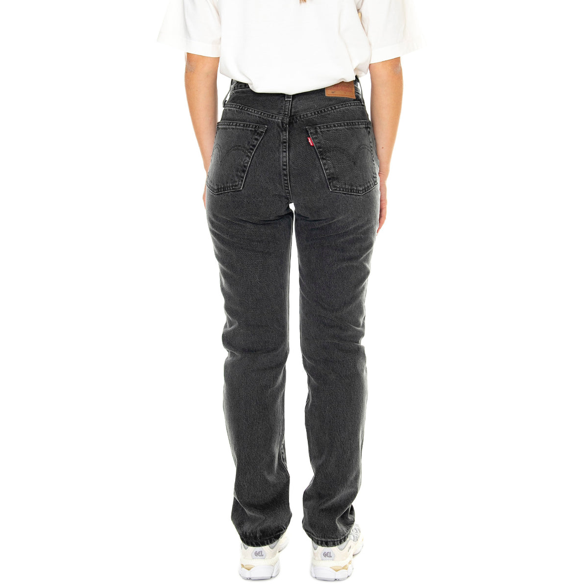 501 Jeans For Women Take A Hint Black - Pantaloni Denim Jeans Donna Grigi 12501-0452 . LEVIS 