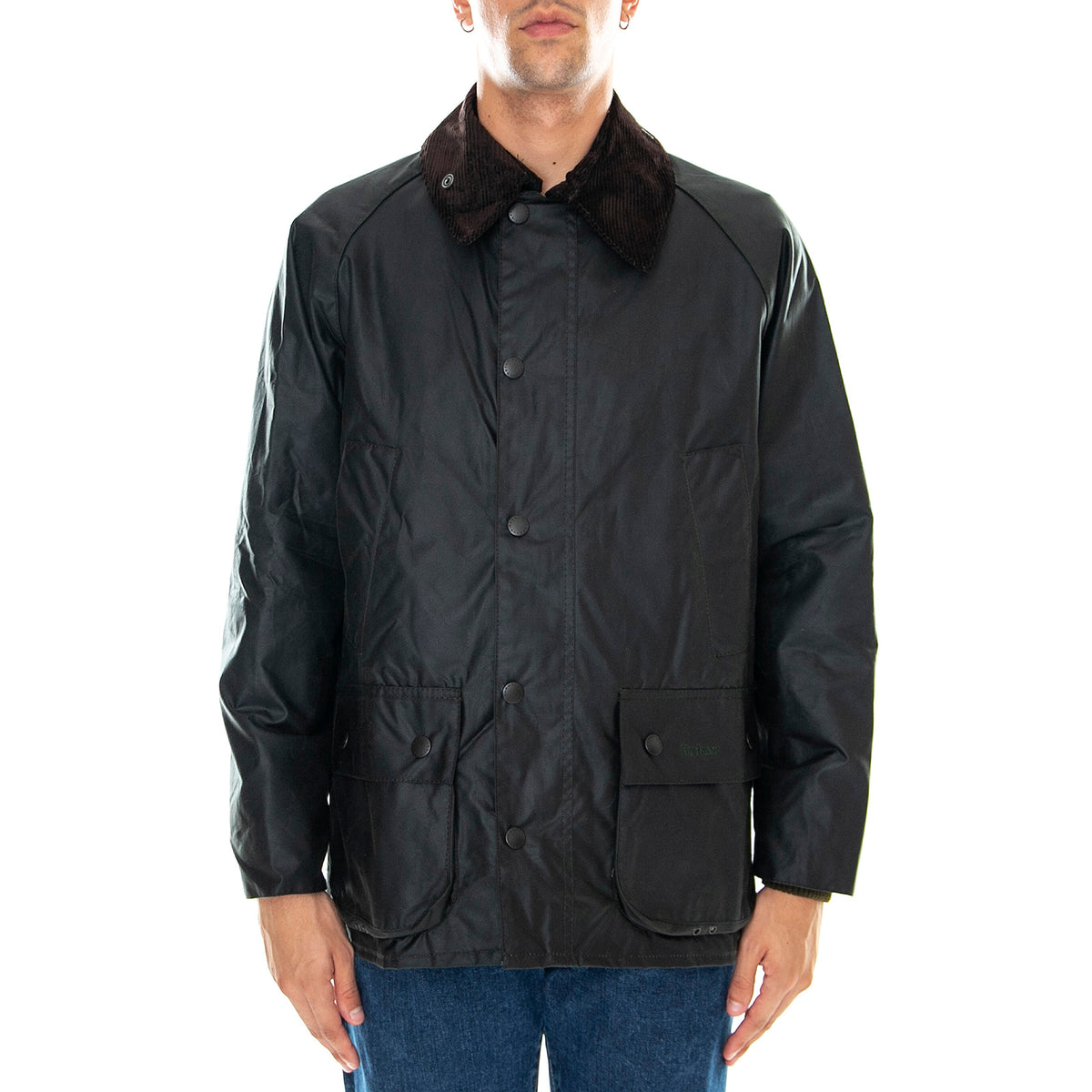 BEDALE WAX JACKET SAGE - Giacca Uomo Verde MWX0018-SG91-FW23 . BARBOUR 