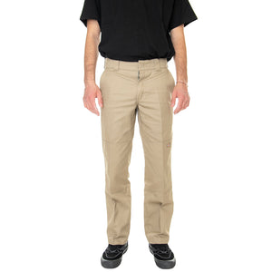 Slim Straight Double Knee Rec Khaki - Pantaloni Chino Uomo Beige DK0A4XZEKHK1 . DICKIES 