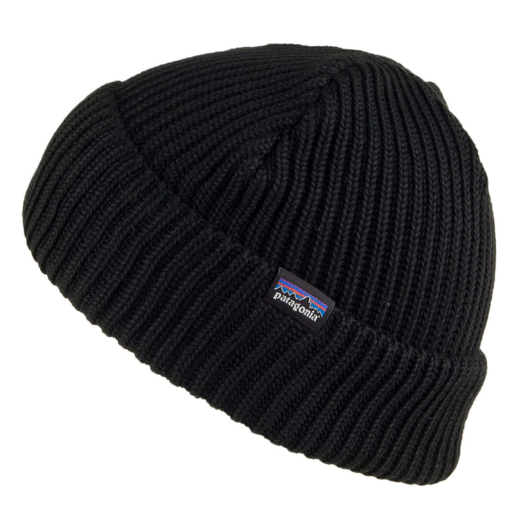 Fishermans Rolled Beanie Black 29105-BLK . PATAGONIA 