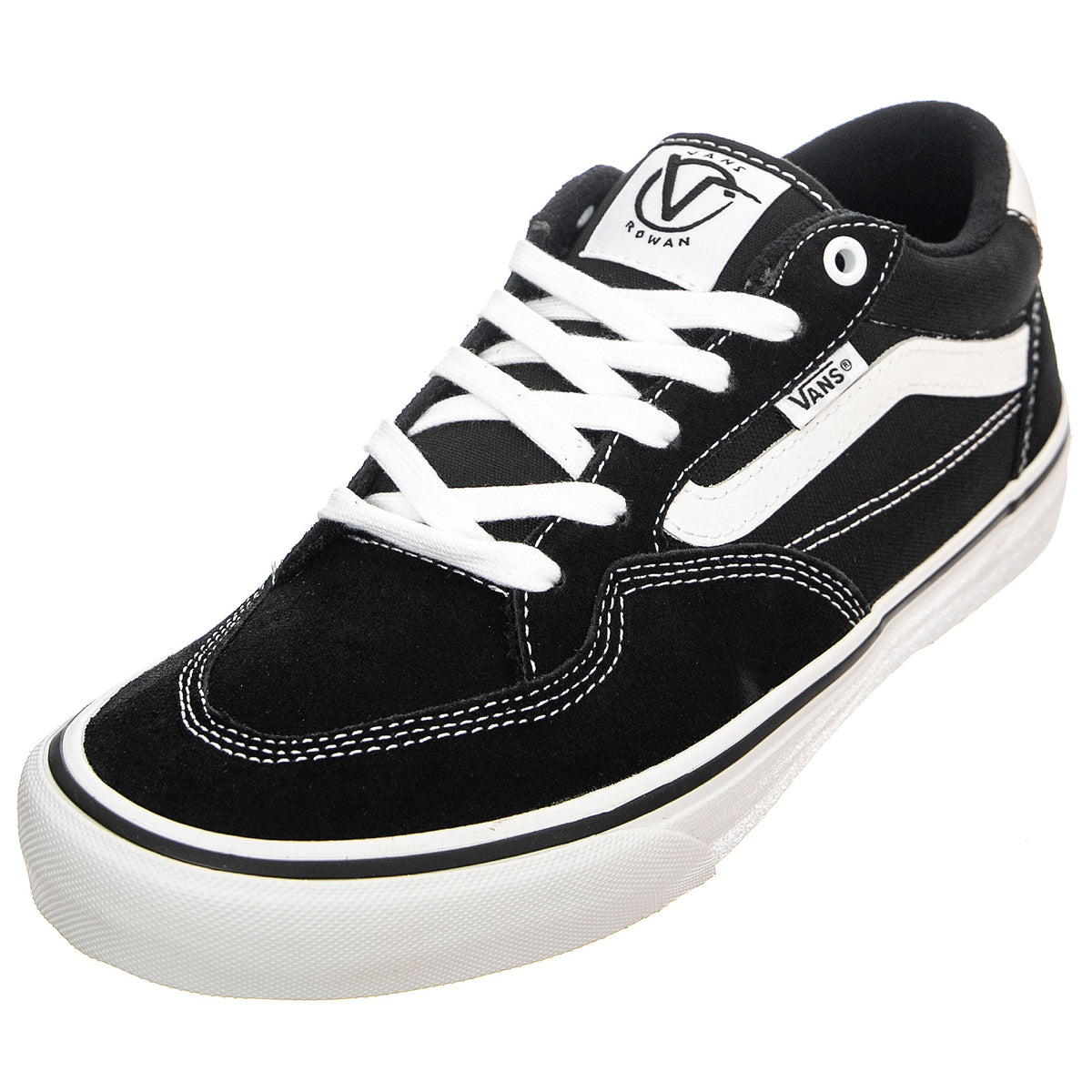 Rowan - Black True White - Scarpe Stringate Profilo Basso Uomo Nere VN0A5JIC6BT1 . VANS 