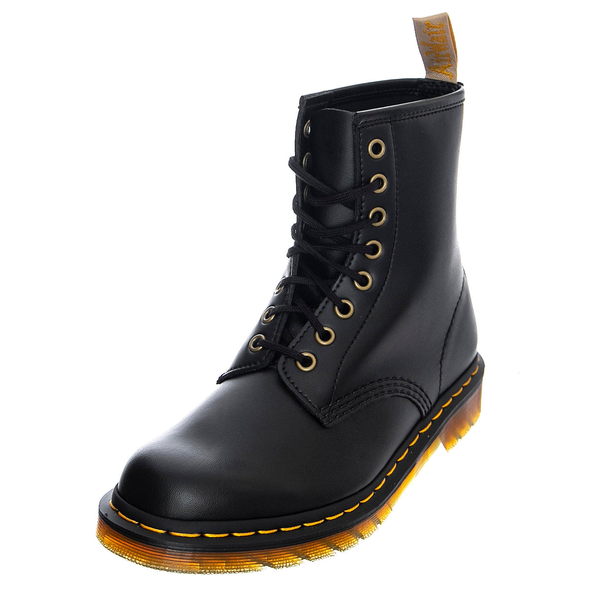 Vegan 1460 Boots - Black Felix Rub Off - Stivali Vegani Donna Neri DMSVEGANBK14045001 . DR.MARTENS 