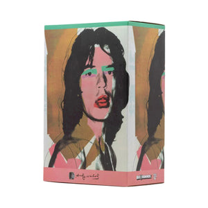 BE@RBRICK Andy Warhol "Mick Jagger" 100% & 400% - Toy Multicolore MDTANDY . MEDICOM TOY 