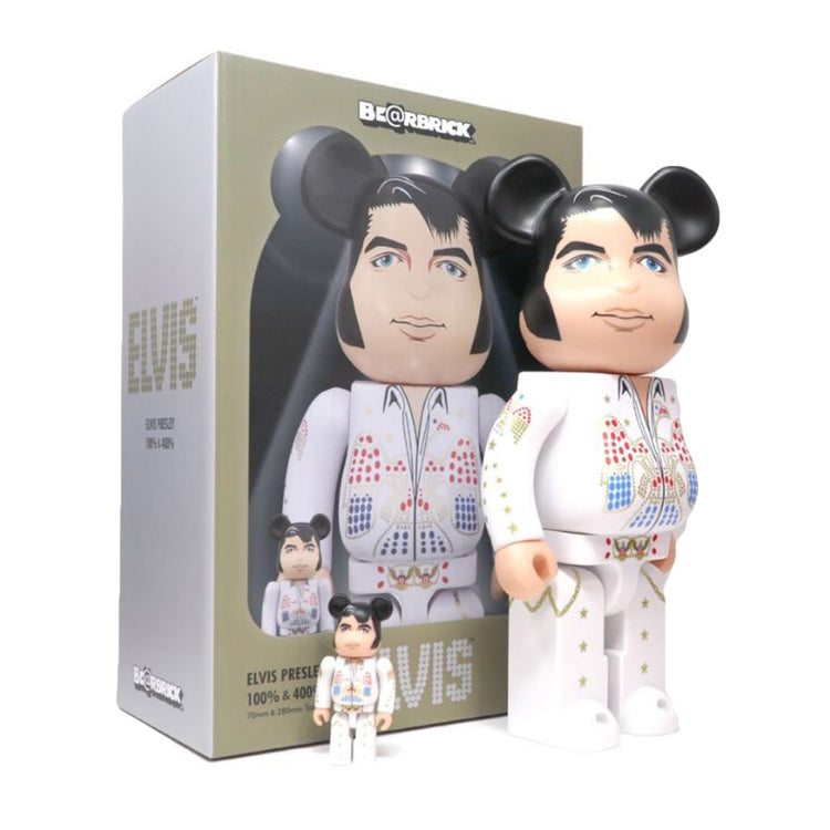 BE@RBRICK ELVIS PRESLEY 100% & 400% - Medicom Toy Multicolore MDTELVIS . MEDICOM TOY 