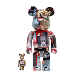 BE@RBRICK Life Magazine 100% & 400% - Toy Multicolore MDTLIFE . MEDICOM TOY 