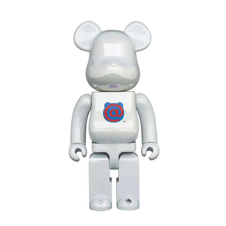1st Model White Chrome Be@rbrick Multi 400% - Toy Medicom Multicolore MDTMODEL . MEDICOM TOY 