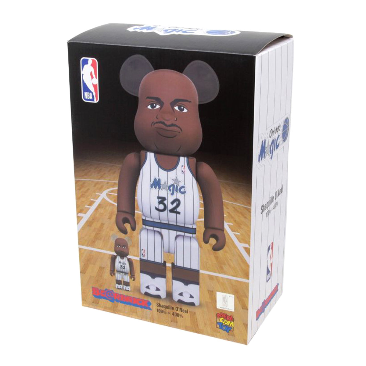 Shaquille O'Neal (Orlando Magic) Be@rbrick 100% & 400% Set - Toy Multicolore MDTNEAL . MEDICOM TOY 
