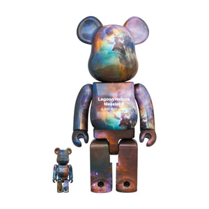 BE@RBRICK Hubble Space Telescope Lagoon Nebula (Messier 8) 100% & 400% - Toy Multicolore MDTSPACE . MEDICOM TOY 