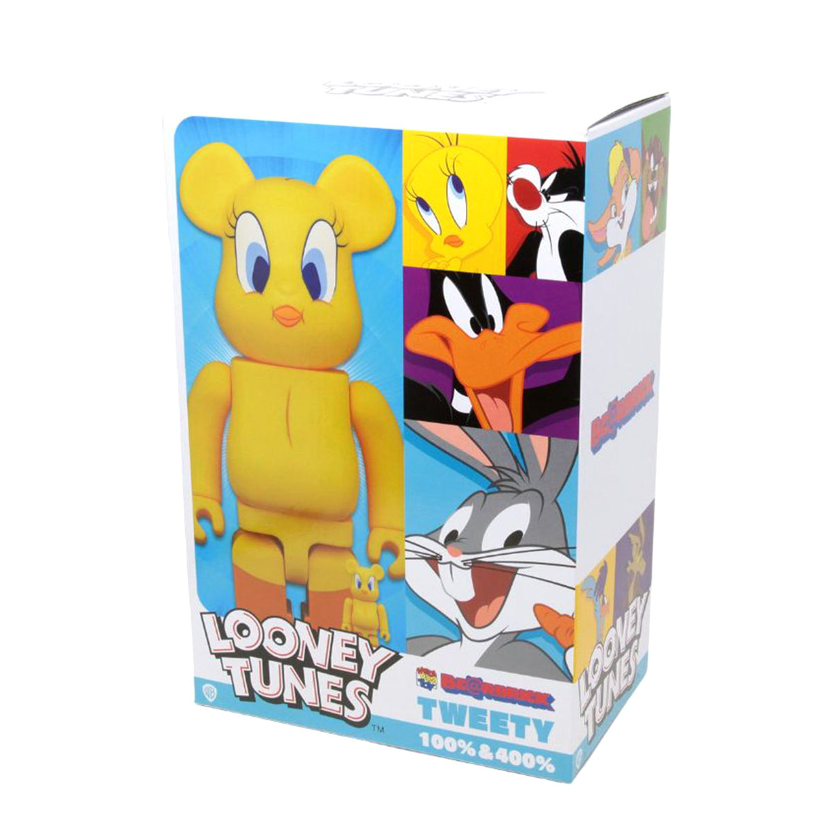 BE@RBRICK Tweety 100% & 400% - Toy Multicolore MDTTWEETY . MEDICOM TOY 