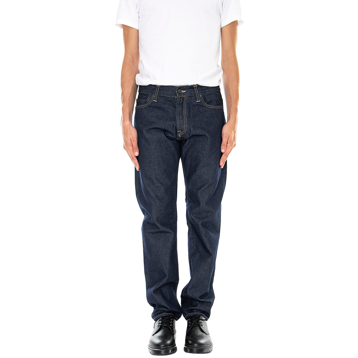 Mens Klondike Blue One Wash Pants I029207.01.2Y.32 . CARHARTT WIP 