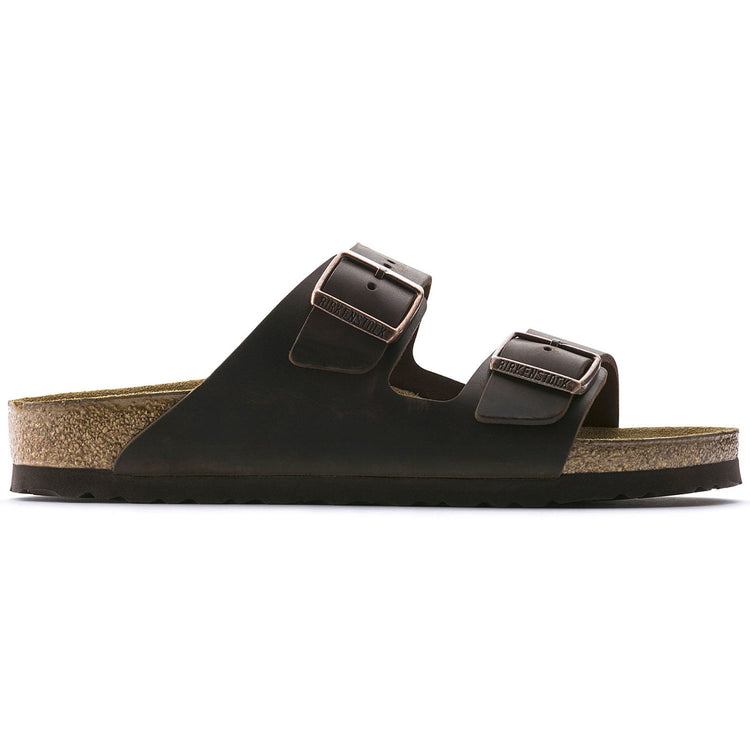 Arizona Habana Oiled Sandals - Leather Brown - Sandali Uomo / Donna Marroni - Calzata Stretta 052533 . BIRKENSTOCK 