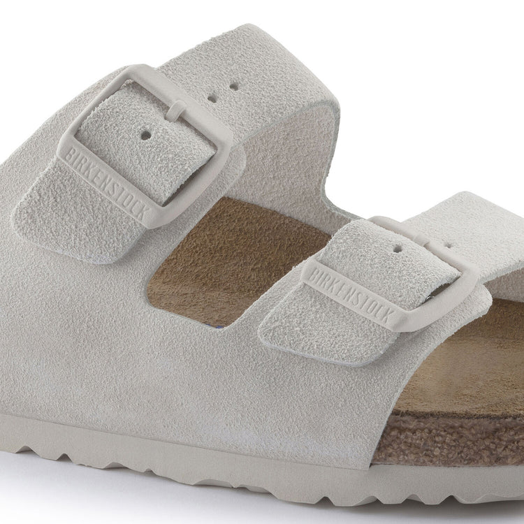 Arizona SFB Antique White Suede Leather - Sandali Donna Bianchi 1024516 . BIRKENSTOCK 