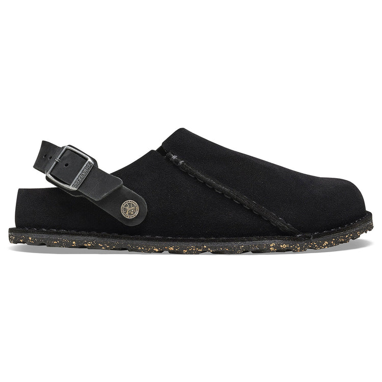 W' Lutry Premium Black, Suede Leather Sandals - Sandali Donna Neri 1025356 . BIRKENSTOCK 