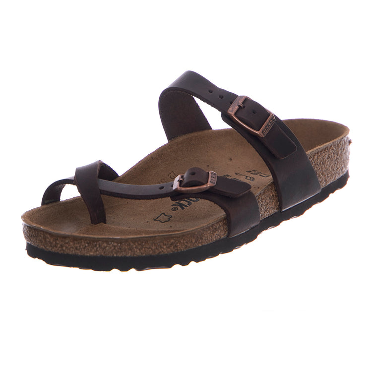 Mayari Sandals - Habana Brown Oiled Leather - Sandali Uomo / Donna Marroni - Calzata Normale 171321 . BIRKENSTOCK 