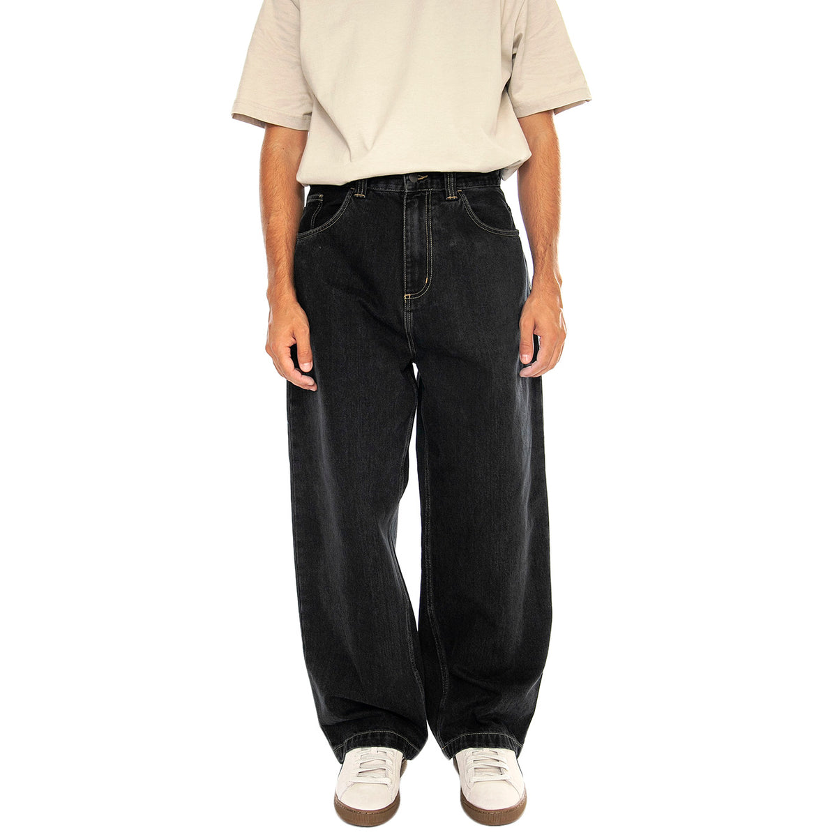 Brandon Pant Black stone washed - Pantaloni Uomo Neri I031246.8906 . CARHARTT WIP 