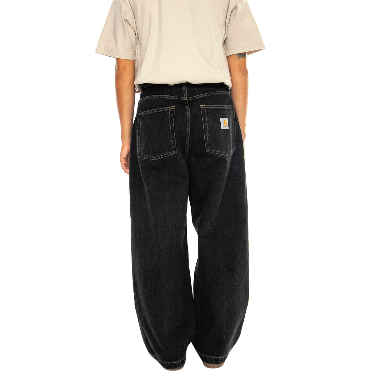Brandon Pant Black stone washed - Pantaloni Uomo Neri I031246.8906 . CARHARTT WIP 