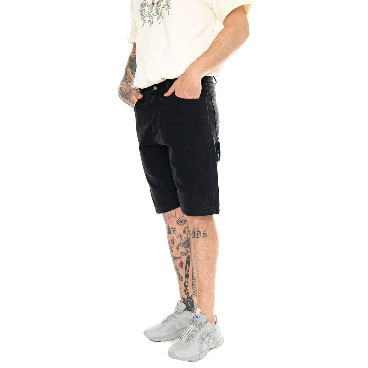 Dickies Duck Canvas Short SW Black - Bermuda Uomo Neri DK0A4XNGC401 . DICKIES 