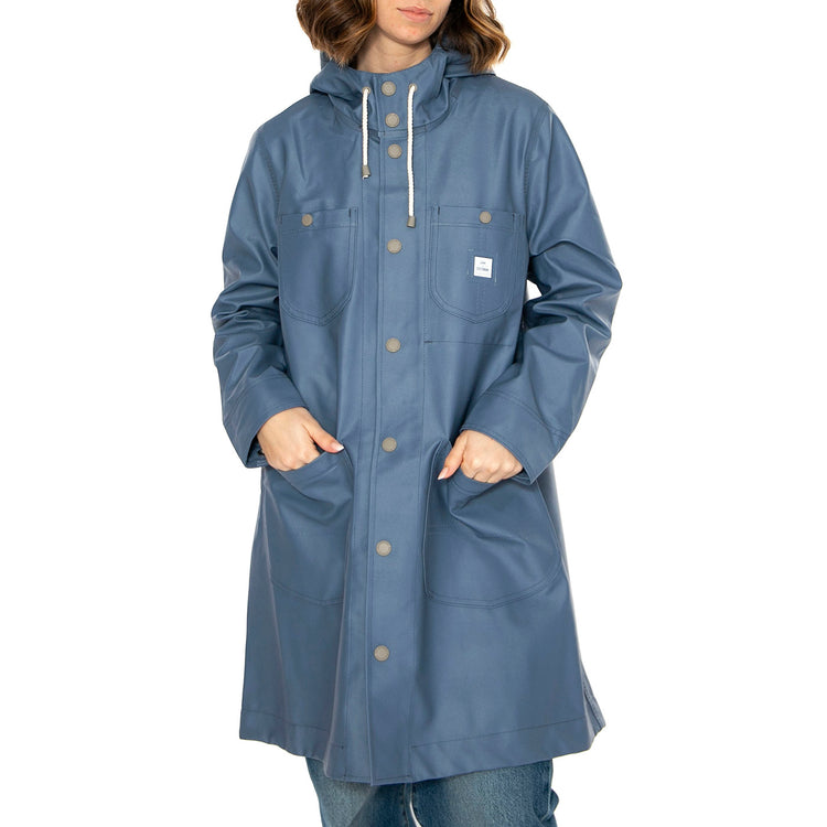 Women's Lee® x STUTTERHEIM Chore Raincoat - Giacca Donna Blu 112361898 . LEE 