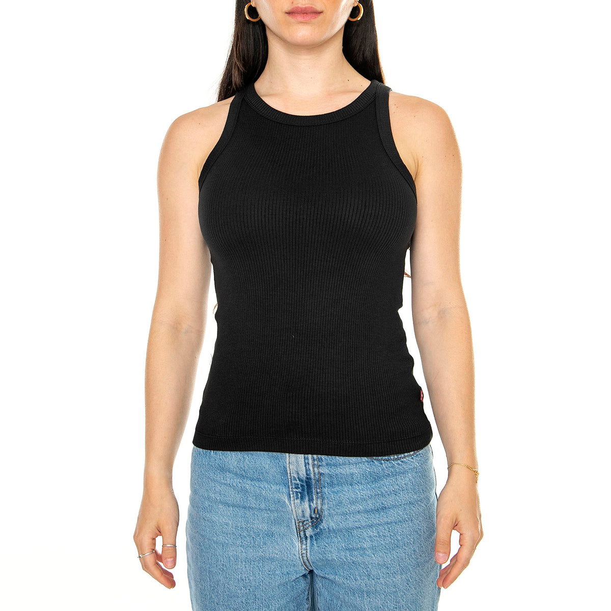 Dreamy Tank Caviar Black - Canottiera Donna Nera A7326-0000 . LEVIS 