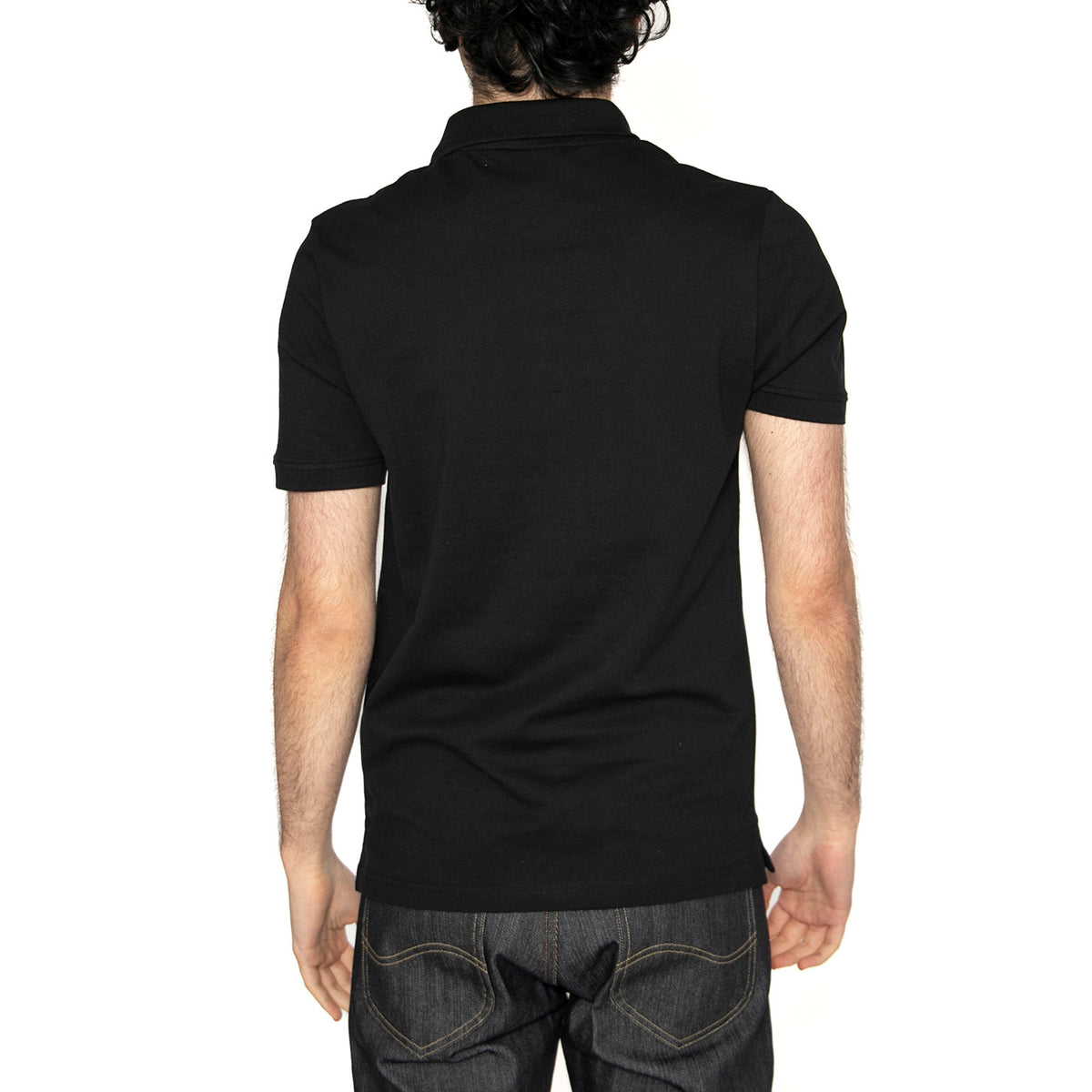 Mens Plain Polo Shirt Jet Black - Polo Uomo Nera SP400VOG-Z865 . LYLE & SCOTT 