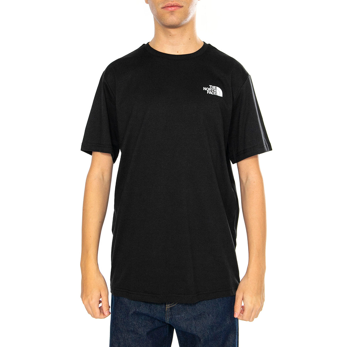 M S/S Redbox Tee TNF Black - Maglietta Girocollo Uomo Nera NF0A87NPJK31 . THE NORTH FACE 