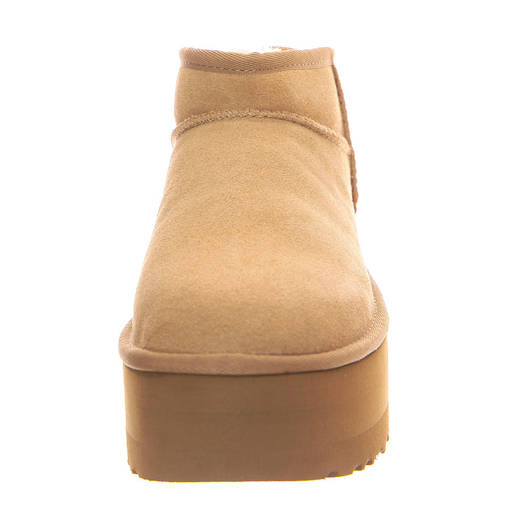 W Classic Ultra Mini Platrform - Stivaletti Donna Beige 1135092-SAN . UGG 