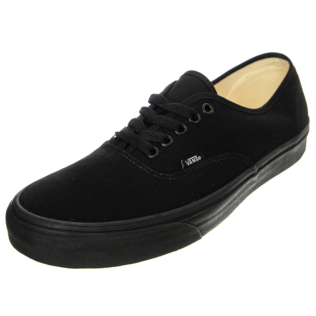 UA Authentic Black / Black - Scarpe Stringate Profilo Basso Uomo Nere VEE3BKA . VANS 