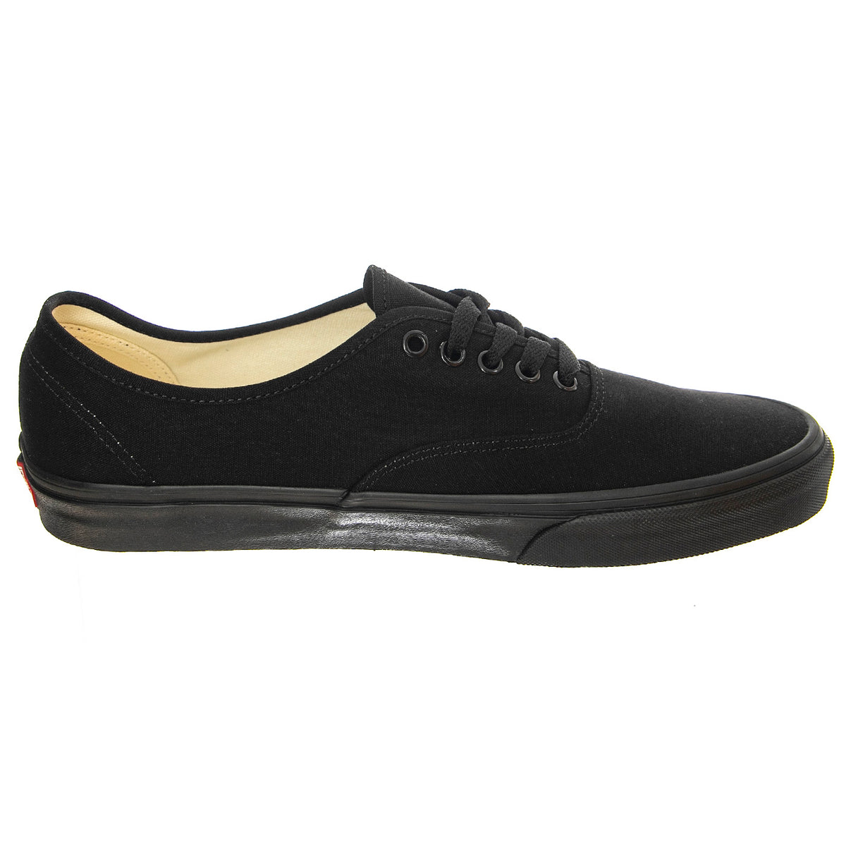 UA Authentic Black / Black - Scarpe Stringate Profilo Basso Uomo Nere VEE3BKA . VANS 