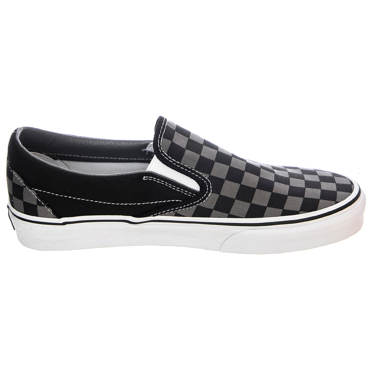 UA Classic Slip-On Shoes - Black / Pewter Checkerboard - Scarpe Slip-On Profilo Basso Uomo Multicolore VN000EYEBPJ1 . VANS 