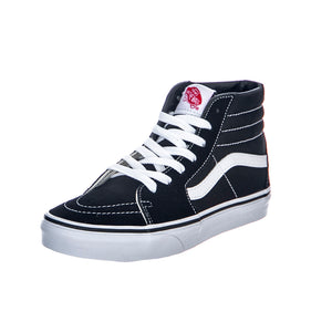 UY Sk-8 Hi Shoes - Black / White - Scarpe Stringate Profilo Alto Bambino Nere VN000D5F6BT1M . VANS 