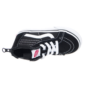 Toddlers Sk8-Hi Zip Shoes - Black / White - Scarpe Profilo Alto Bambino Nere VN000XG5Y281M . VANS 