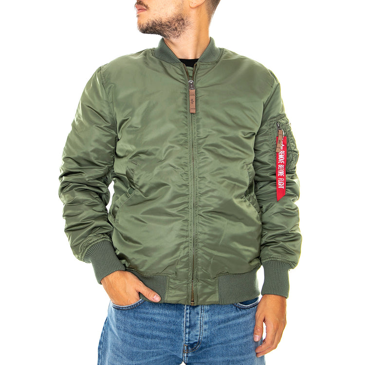 MA-1 VF 59 Long Jacket - Sage Green - Giacca Invernale Uomo Verde 168100-01 . ALPHA INDUSTRIES 