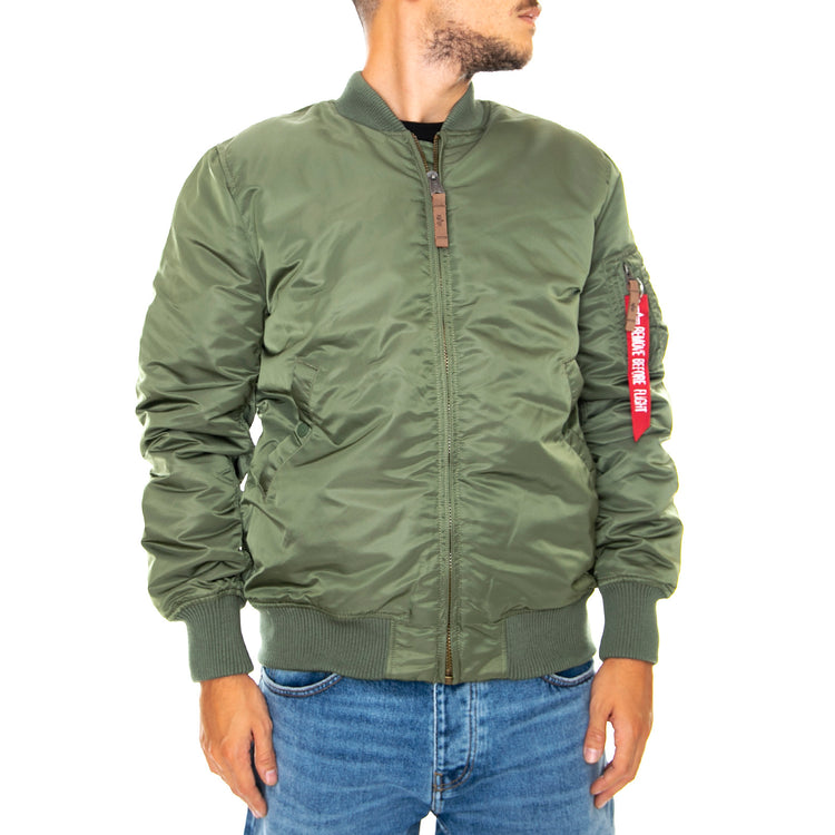MA-1 VF 59 Long Jacket - Sage Green - Giacca Invernale Uomo Verde 168100-01 . ALPHA INDUSTRIES 