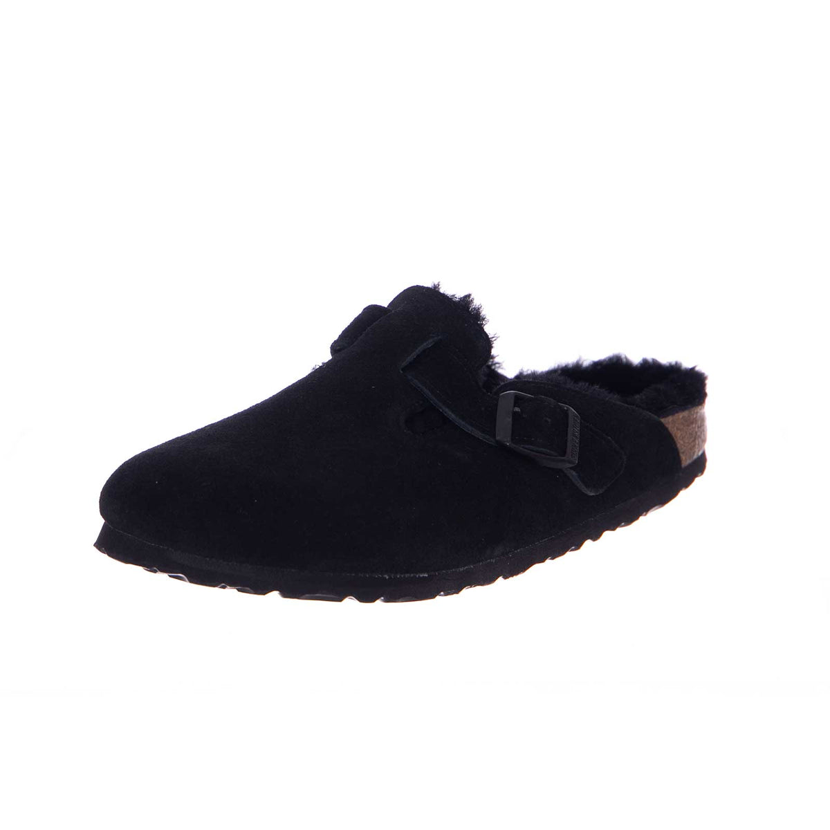 Boston Suede - Sandali Uomo / Donna Neri 259883 . BIRKENSTOCK 