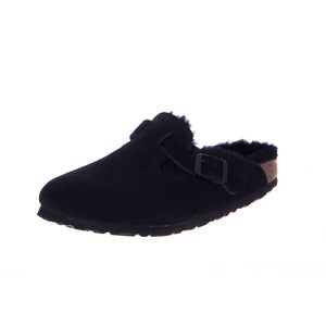 Boston Suede - Sandali Uomo / Donna Neri 259883 . BIRKENSTOCK 