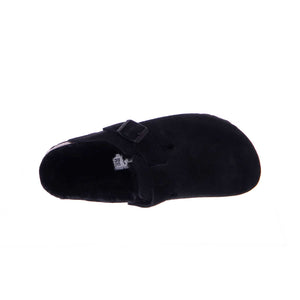 Boston Suede - Sandali Uomo / Donna Neri 259883 . BIRKENSTOCK 