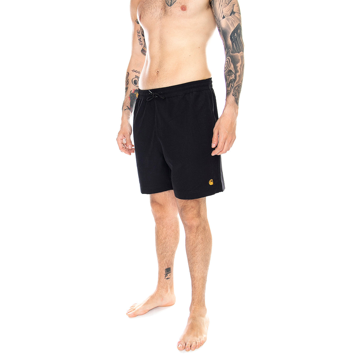 M' Chase Swim Short Black / Gold Costume da Bagno Uomo Nero I026235.89.90.03 . CARHARTT WIP 
