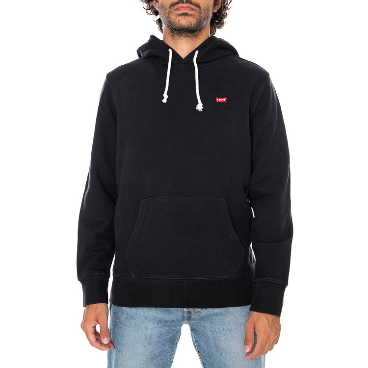 New Original Hoody - Mineral Black - Felpa con Cappuccio Uomo Nera 34581-0001 . LEVIS 