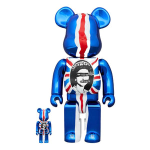 BE@RBRICK God Save The Queen Clear Ver. 100% & 400% - Toy Medicom Multicolore 1918521 . MEDICOM TOY 