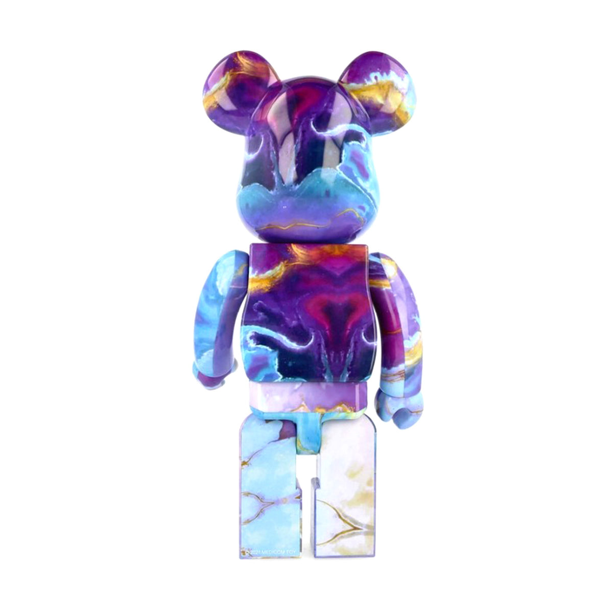 BE@RBRICK marble 400% 'Blue  - Toy Medicom Multicolore MARBLE . MEDICOM TOY 