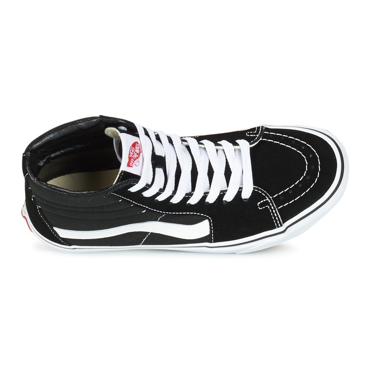 UA SK8-HI BLACK / WHITE - Scarpe Alte Uomo / Donna Nere / Bianche 1764 . VANS 